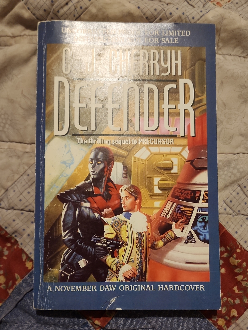 Defender By C.J. Cherryh Paperback Uncorrected Proof
